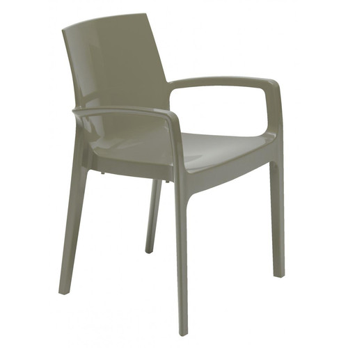 3S. x Home - Chaise Design Grise GENES - Chaise Et Tabouret Et Banc Design