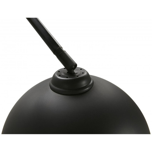 Lampadaire Oblique Sphère en Métal Noir TEMPT Lampadaire