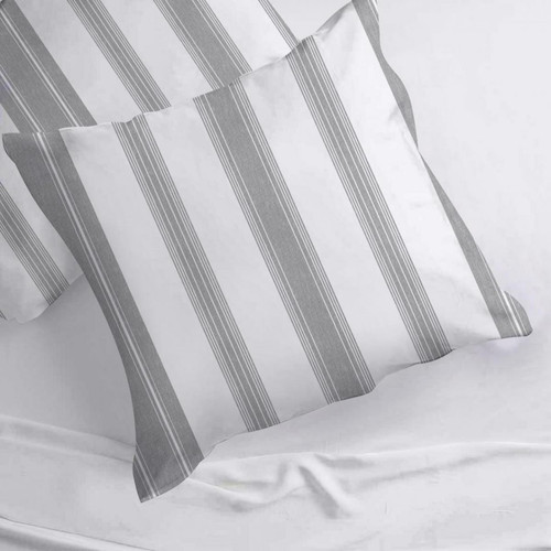 3S. x Collection (Nos Imprimés) - Taie d'oreiller coton MARKUS - Gris - Promos linge de lit
