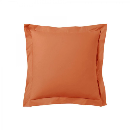 Essix - Taie d'oreiller ou de traversin Essix unie percale - Abricot ROYAL LINE - Taies d oreillers traversins orange