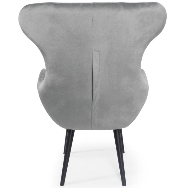 Fauteuil  Velours Argent SHEEP 3S. x Home