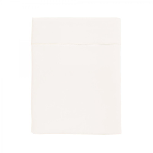 Essix - Drap plat coton lavé  Soft Line - Draps plats blanc