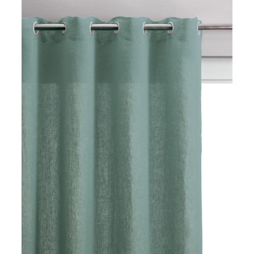 3S. x Home - Rideau en lin voile Zeff Vert de gris - Rideaux Design