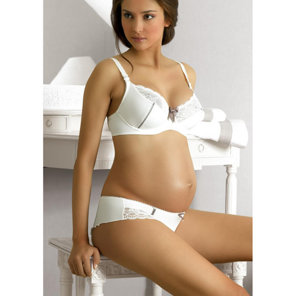 Shorty de grossesse - blanc Culotte Maternité