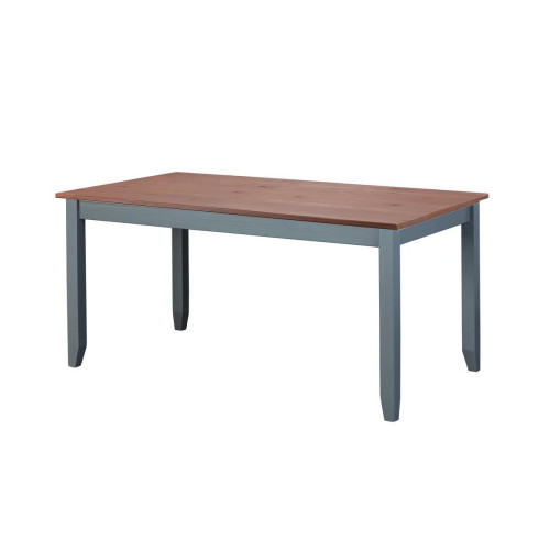 3S. x Home - Table De Séjour LUZERNA Gris & Sepia - Table Design