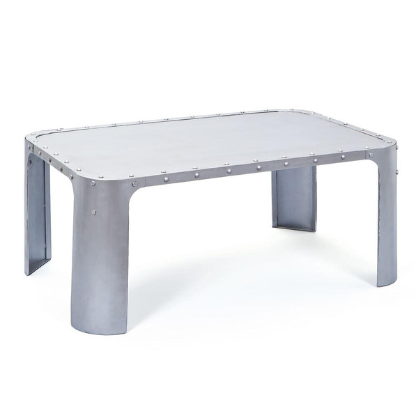 Table Basse GORMUR Antique Argenté Argent 3S. x Home Meuble & Déco