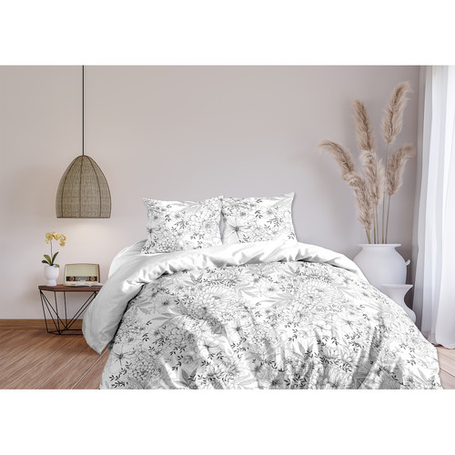 Une nuit douce - Parure VAGABONDE Blanc - Parures de lit 240 x 220 cm