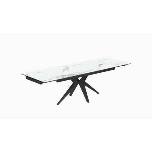 3S. x Home - Table de repas céramique  - Table basse blanche design