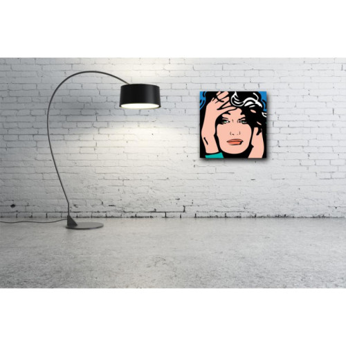 Tableau Pop Art Woman 60X60 cm 3S. x Home