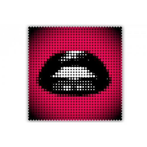 3S. x Home - Tableau Bouche Pop Pixel 50X50 cm - Sélection Fête Des Mères Meuble & Déco