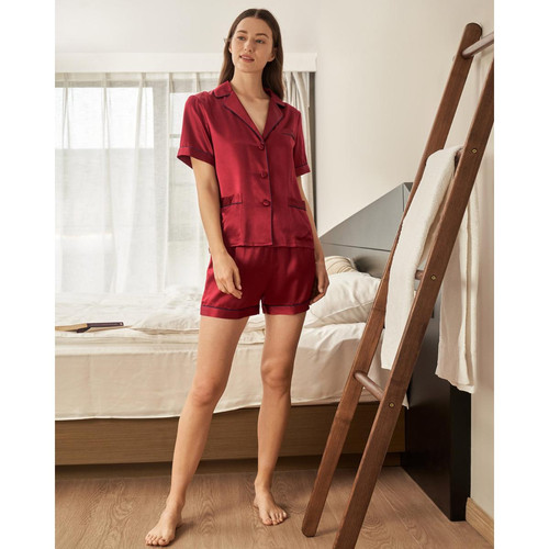 Ensemble de Pyjamas en Soie  Femme rouge LilySilk Mode femme
