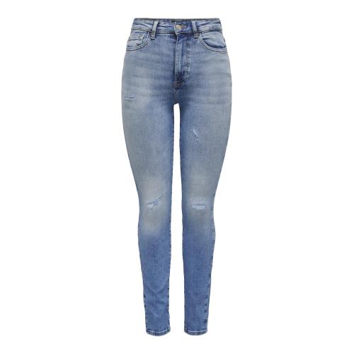 Only - Jean skinny taille haute bleu - Nouveautés jeans femme