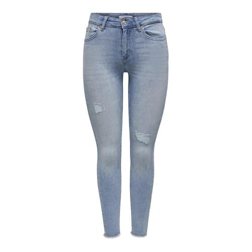 Only - Jean skinny taille moyenne bleu - Nouveautés jeans femme