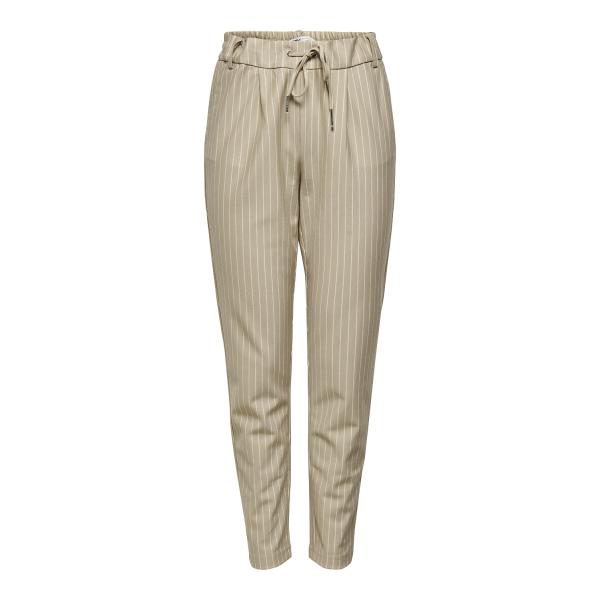 Pantalon taille classique beige en viscose Yael Only Mode femme