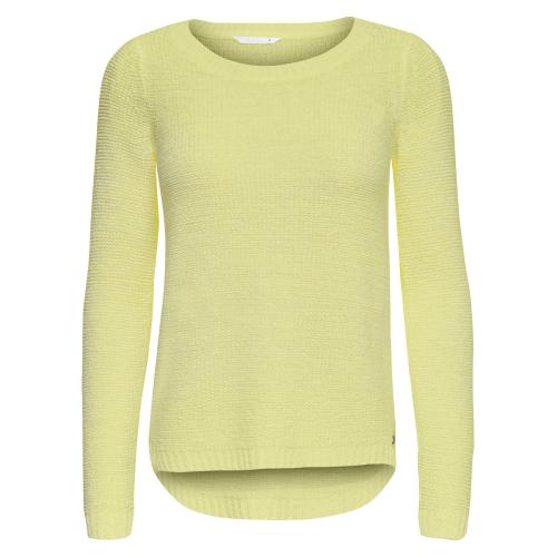 Pull en maille col rond col rond jaune clair Willa Only Mode femme