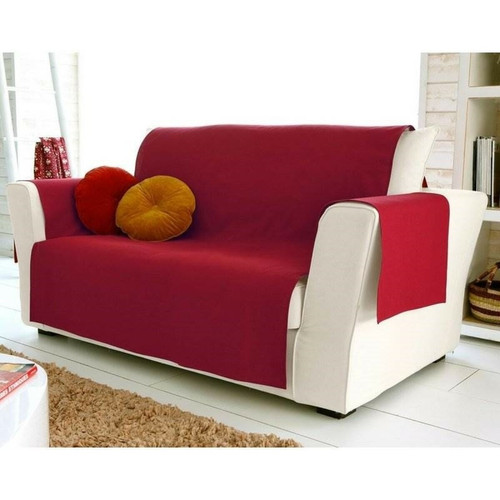 Protège-fauteuil et canapé universels - Rouge Becquet Linge de maison