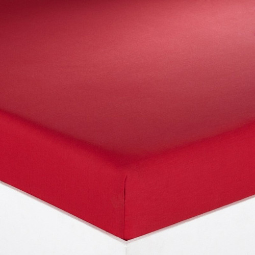 3S. x Collection (Nos Imprimés) - Drap-housse coton TRIO - Rouge - Promos linge de lit