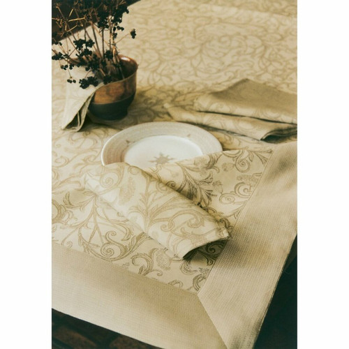 Set de table coton jacquard Ombelle Blanc des Vosges - Beige Blanc des Vosges Linge de maison