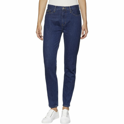 Jean skinny taille haute L32 femme Calvin Klein - Denim Brut bleu en coton Calvin Klein Mode Mode femme