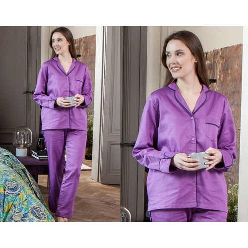 Pyjama Femme - Violet en coton Becquet Mode femme
