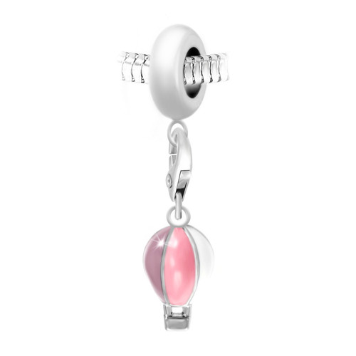 Charm perle montgolfière par SC Crystal Paris® Rose So Charm Bijoux Mode femme