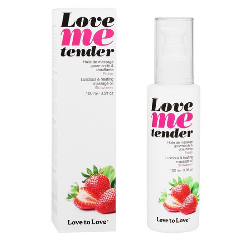 Love to Love - Love Me Tender - Fraise - Sexualite huile creme sensuelles