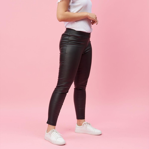 Pantalon taille élastique poches fantaisie femme - Noir 3 SUISSES Mode femme