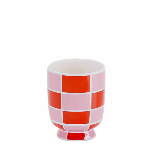 POTIRON PARIS - Vase décoratif rond orange  - Vase Design