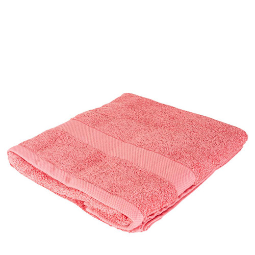 Drap de bain ou Drap de plage éponge rose  3S. x Tertio (Nos Unis) Linge de maison