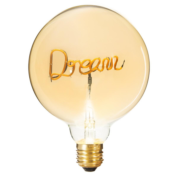 Ampoule LED mot "Dream" ambrée E27 Doré 3S. x Home Meuble & Déco