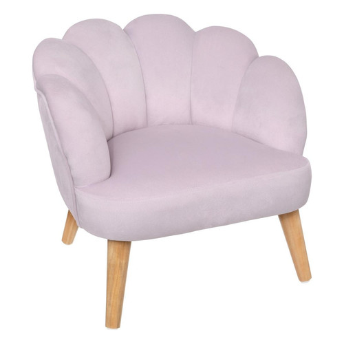 3S. x Home - Fauteuil enfant coquillage "Sirène" violet  - Chaise, fauteuil enfant