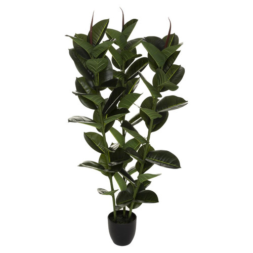 3S. x Home - Ficus Robusta H 120 - Plante artificielle