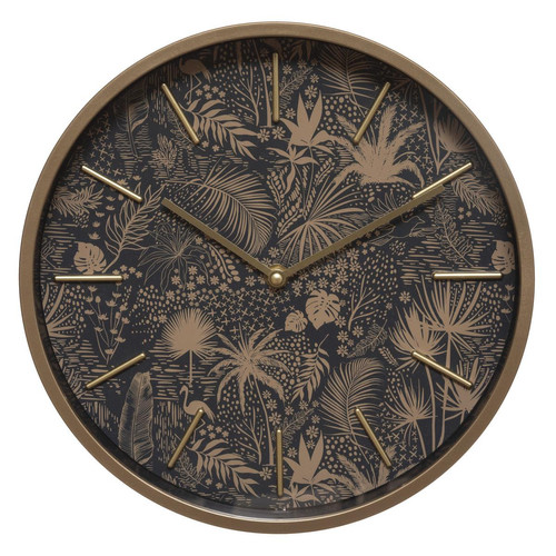 Horloge en plastique motif "Lizy" D29,5cm 3S. x Home Meuble & Déco