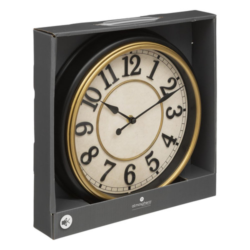 Horloge "Nell" en plastique D29,2cm 3S. x Home Meuble & Déco