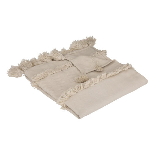 3S. x Home - Jeté de lit "Row", beige, 130x180 cm - Jetés de lit ou de canapé