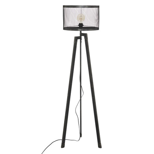 3S. x Home - Lampadaire à trépied Noah noir h140cm - Lampe Design à poser