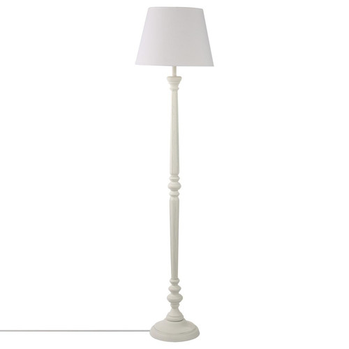 3S. x Home - Lampadaire Bois Blanc H153 - Lampes et luminaires Design