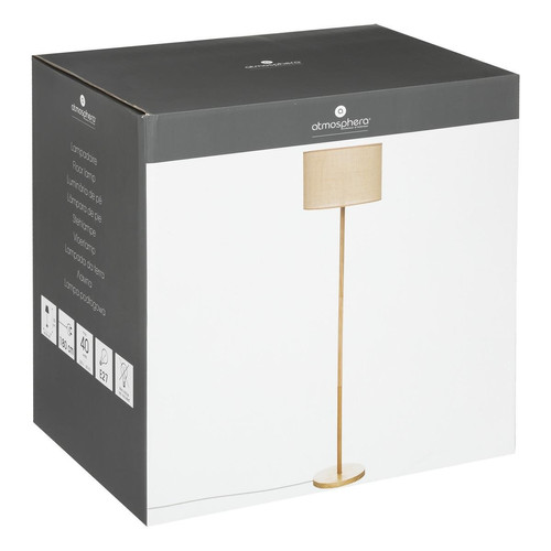 3S. x Home - Lampadaire "Della" beige en pin H149,5cm - Lampes et luminaires Design