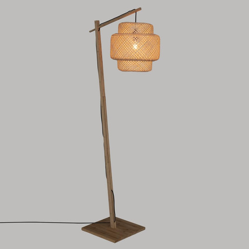 3S. x Home - Lampadaire "Liby", bambou, H173 cm - Lampes sur pieds Design