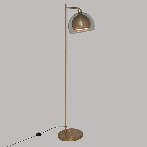 Lampadaire "Rivi", métal, doré, H157 cm 3S. x Home
