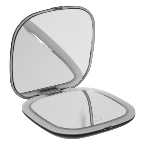 Miroir de poche avec lampe LED  Gris 3S. x Home Meuble & Déco