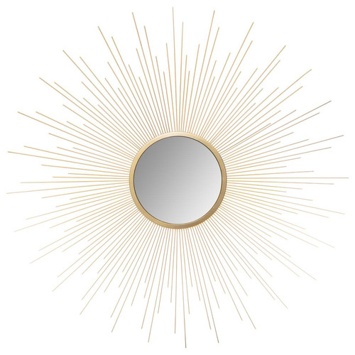 3S. x Home - Miroir Soleil Bombe Doré - Miroirs Design