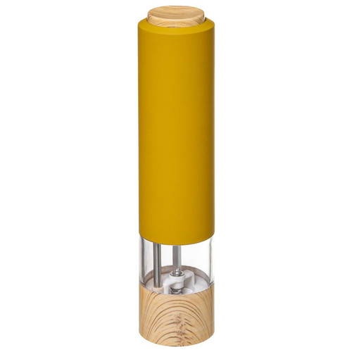 3S. x Home - Moulin à poivre électrique "Modern Color", jaune moutarde - Arts De La Table Design