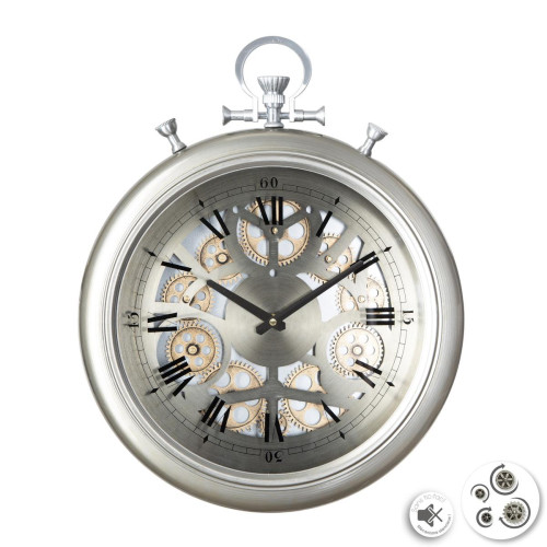 3S. x Home - Pendule en Métal Forme Gousset - Horloges Design
