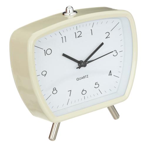 3S. x Home - Réveil "Cathy" 14x14cm blanc - Horloges Design