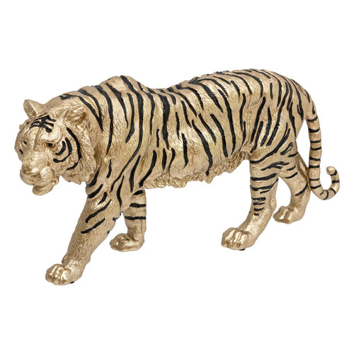 3S. x Home - Statue tigre en polyrésine doré - Statue Et Figurine Design