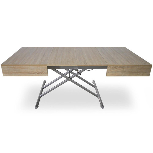 Table basse relevable Chêne clair 3S. x Home