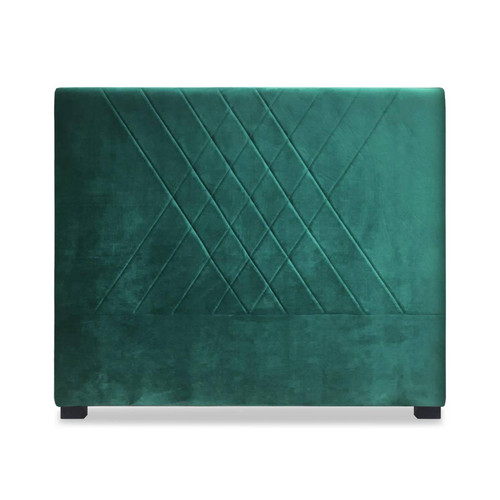 3S. x Home - Tête de lit Diam 140cm Velours Vert - Tête De Lit Design