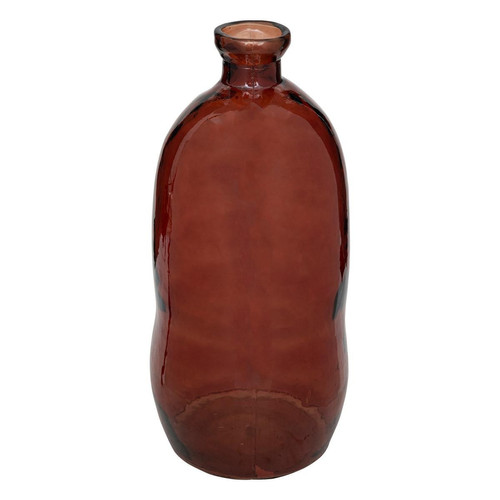 3S. x Home - Vase bouteille en verre recyclé H73cm ambre - Vase Design