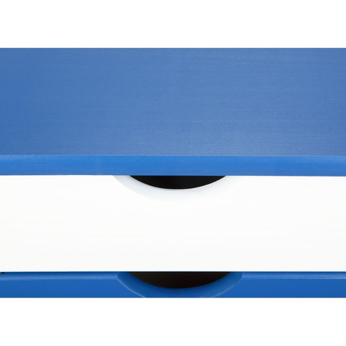 Caisson Bleu 6 tiroirs EPPO Rangement de bureau